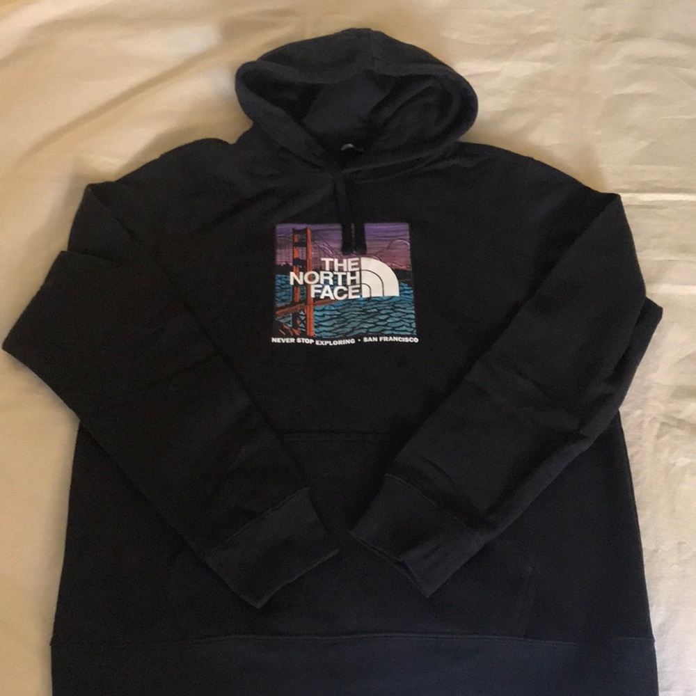 North face black San Francisco exclusive hoodie